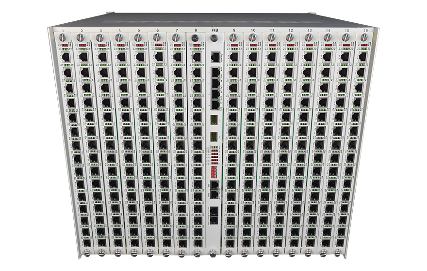 飛暢科技-960路電話光端機(jī)（8U 19英寸，SFP 1+1光備份）