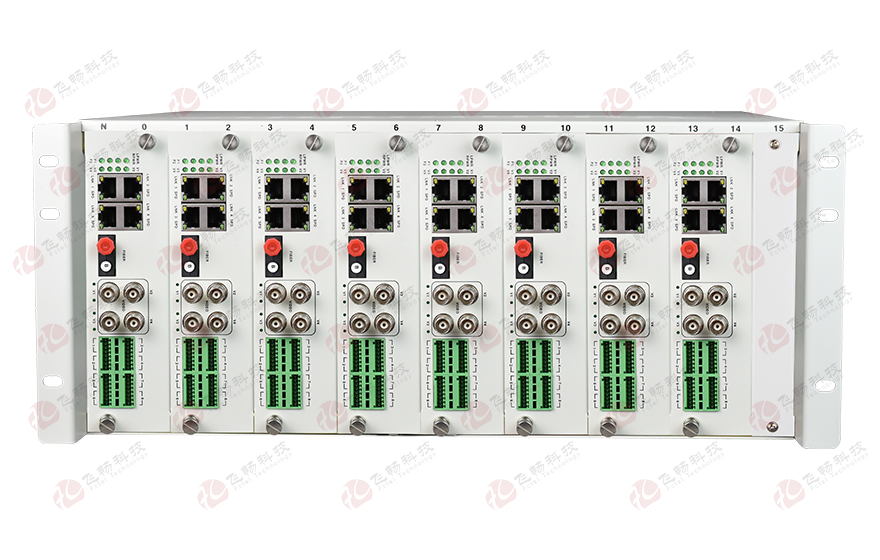 飛暢科技-4路百電(物理隔離)+開關(guān)量+串口+電話光端機(jī) 專用光端機(jī)